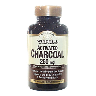 Windmill Activated Charcoal 260mg 100 Capsules