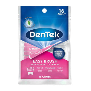 DenTek Easy Brush Cleaners 16 Count Micro Tight
