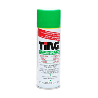Ting Athlete's Foot Spray, Max Strength, Antifungal Spray Powder 4.5 OZ Can