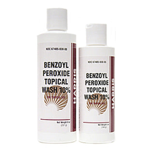 Harris Pharma Benzoyl Peroxide Topical Wash, 10%, 5 Oz