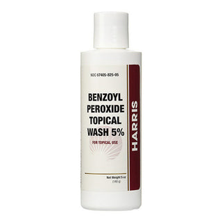 Harris Pharma Benzoyl Peroxide Wash 5% Bottle, 5 Oz