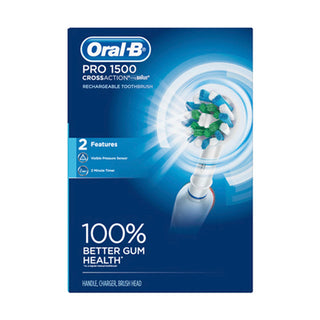 Oral B Smart 1500 Electric Rechargeable Toothbrush, White
