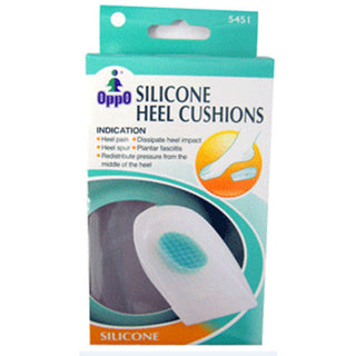 Oppo Foot Care Silicon Heel Cup Gel With Cushion Medium #5451 - 1 Pair