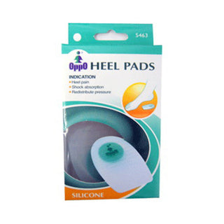 Oppo Foot Care Silicone Gel Heel Pads With Cushion, Size : Large - 1 Pair