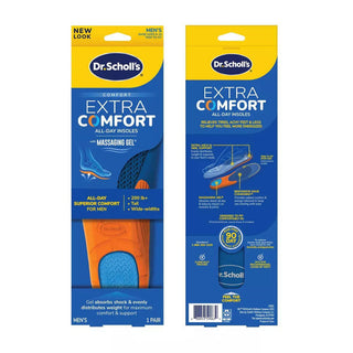 Dr. Scholl's Comfort And Energy Extra Support Insoles For Men, 1 Pair, Size 8-14