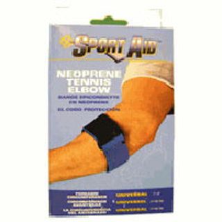 Sport Aid Tennis Elbow Brace, Neoprene Support, Blue, Universal
