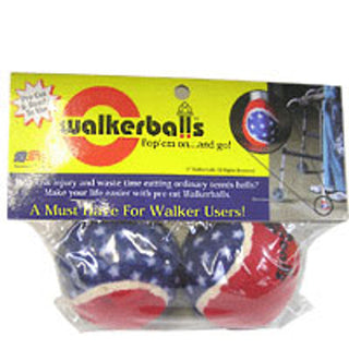 Penco Medical Walker Balls Patriotic, Red White And Blue, Model No : 4000-02, 1 Pair