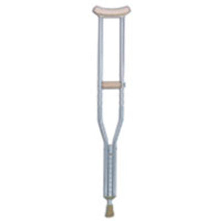 Carex Adult Push Button Aluminum Crutches