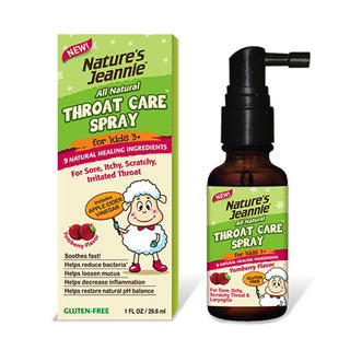 Nature's Jeannie Throat Care, Spray, Yumberry Flavor 1 Oz