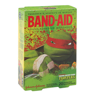 Band Aid Brand Collector's Series Bandages, Adhesive, Nickelodeon Teenage Mutant Ninja Turtles, Assorted Sizes