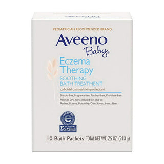 Aveeno Baby Eczema Therapy Soothing Bath Treatment With Natural Oatmeal