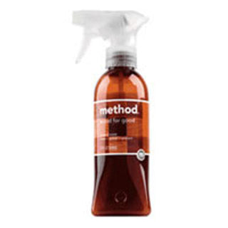 Method Products 00086 Wood For Good Polish Non-Toxic Spray Cleaner, Almond, 12 Oz