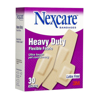 Nexcare Bandages, Heavy Duty, Flexible Fabric, One Size