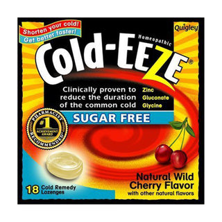 Cold-Eeze Remedy, Sugar Free, Lozenges, Natural Wild Cherry Flavor