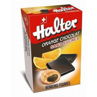 Halter Bonbons Sans Sucre Orange Chocolat