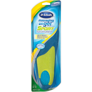 Dr. Scholl's Massaging Gel Sport Size 8–13 Replacement Insoles For Men 1 Pr Pack