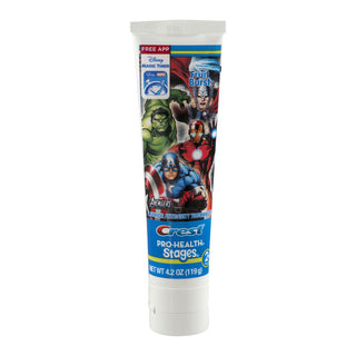 Crest Pro-Health Stages Marvel Avengers Assemble Fruit Burst Fluoride Anticavity Toothpaste 4.2 Oz. Tube