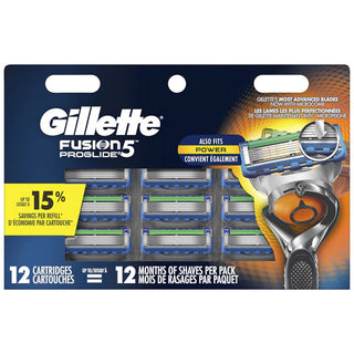 Gillette Fusion 5 Cartridges, Precision Trimmer, Pro Glide