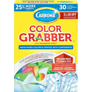 Carbona Color Grabber In-Wash Dye-Grabbing Sheets 30 Ct Box