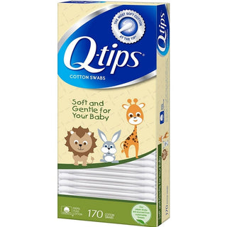 Q-tips Cotton Swabs Infant Graphics 170 Ct. Box