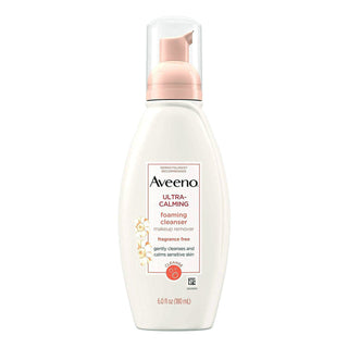 Aveeno Ultra Calming Foaming Cleanser For Dry Sensitive Skin, 6 Fl. Oz