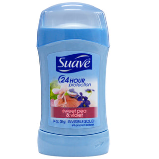 Suave Sweet Pea And Violet Antiperspirant Deodorant 1.4 Oz