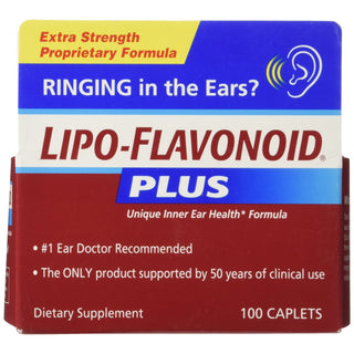 Lipo-Flavonoid Plus Unique Ear Health Formula, Caplets, 100 Ct