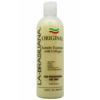 La-Brasiliana Haircare Original Keratin Treatment With Collagen 16.9 Oz