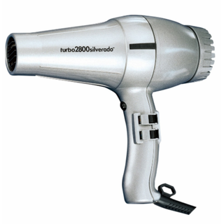Turbo Power Twin 2800 Silverado Hair Dryer Silver 313A