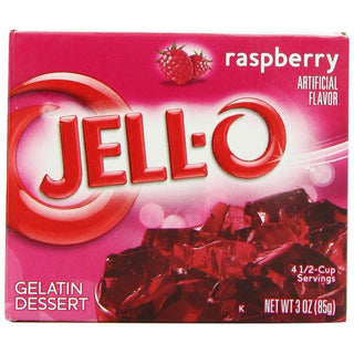 Jell-O Raspberry Gelatin Dessert Mix, 3 Oz Box