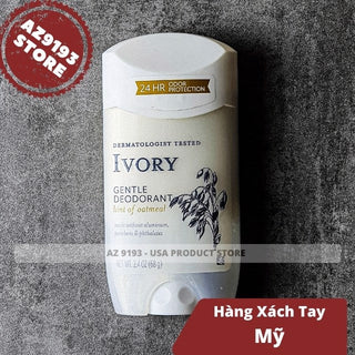 Ivory Gentle Aluminum Free Deodorant Hint Of Oatmeal, 2.4 Oz