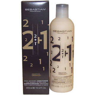 Sebastian 2 + 1 De Humedad Diaria Acondicionador De Professional Para Unisex, 10.2 Oz