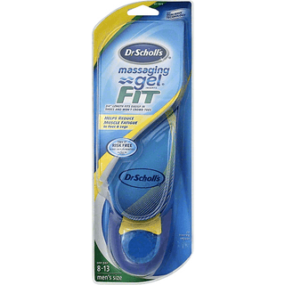 Dr Scholls Massaging Gel Fit Men's Size 8–13 Inserts 1 Pr Pack