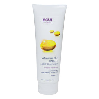 Now Foods Vitamin D-3 Cream 4 Fl Oz