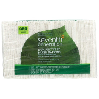 Seventh Generation Recycled White Paper Napkins - 250ct