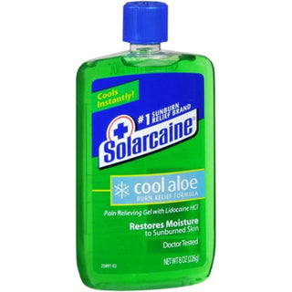 Solarcaine Cool Aloe Burn Relief Gel 8 Oz Bottle discontinued