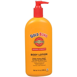 Gold Bond Medicated Body Lotion, Original Strength, 14 Oz