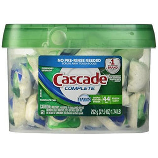 Cascade Actionpacs With Extra Bleach Action Lemon Scent Dishwasher Detergent