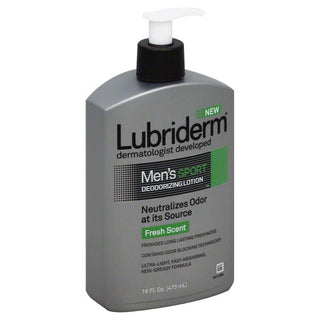 Lubriderm Men's Sport Fresh Scent Deodorizing Lotion 16 Fl. Oz