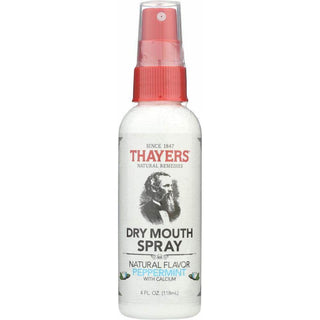 Thayer's Dry Mouth Spray, Sugar Free, Natural Peppermint Flavor 4 Oz