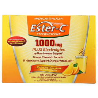 American Health Ester-C Effervescent 1000 Mg Natural Tangerine