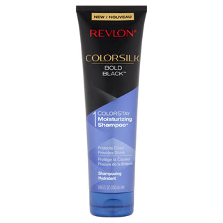 Revlon Colorsilk Moisturizing Shampoo, Bold Black 8.45 Oz