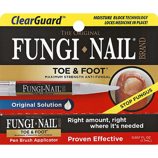 Fungi Nail Anti Fungal, Toe & Foot, Maximum Strength, Original Solution, Pen Brush Applicator 0.057 Oz Discontinued )