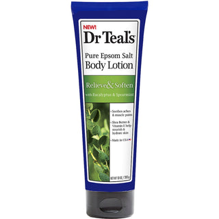 Dr. Teal's Pure Epsom Salt Body Lotion, Relieve And Soften - 10 Oz