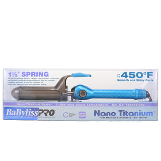 BaBylissPRO Nano Titanium Spring Curling Iron 1 1/2 Inch
