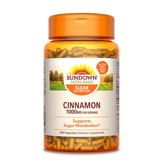 Sundown Naturals, Cinnamon, 1000 Mg, 200 Capsules