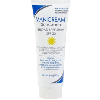 Vanicream Sensitive Skin Sunscreen Spf 30 - 4 Oz