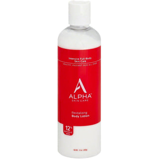 Alpha Skin Care Renewal Body Lotion, 12% Glycolic AHA, Supports Healthy Radiant Fragrance-Free And Paraben-Free