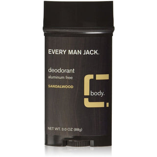 Every Man Jack Body Deodorant - Sandalwood - Aluminum Free - 3 Oz