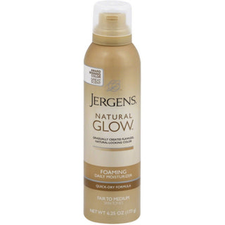Jergens Natural Glow Foaming Daily Moisturizer Fair To Medium Skin Tones